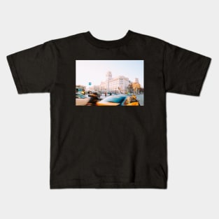 Barcelona 01 - City vibes, Spain, Travel, Street Urban Photo Kids T-Shirt